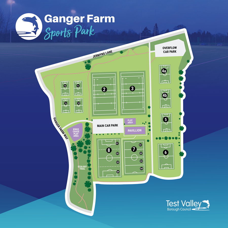 Ganger Farm Sports Park map